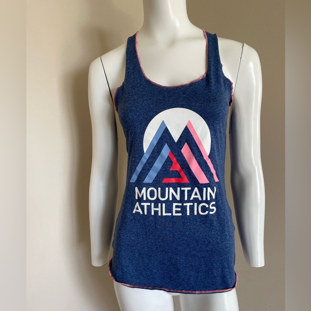 The North Face Mountain Athletics Racerback Tank Blue Multicolored Lightweight